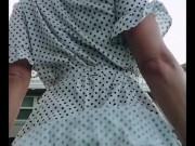 Miss Raquel Polkadot Dress Teasing - Screenshot 12 of 16 - Big Tits Milf