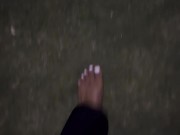 Pretty Bare Feet in Public