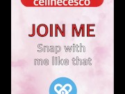 Hot cheerleader cheats on her boyfriend in class with a classmate on Snapchat and sends it to him