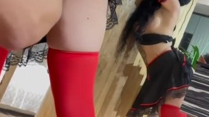 LATINA READY TO PLAY WITH HER ASS