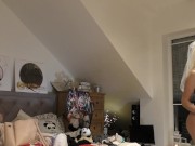 Hot Girls throw a Party for Halloween on a Lingerie and Underwear Try on Haul Day with Smallest Tiny Thongs & Sexy Outfits 6/16