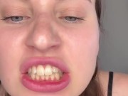 giantess likes to swallow those gummy bears - Screenshot 8 of 16 - Giantess