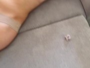 he puts his cock in my mouth and finishes on my face and my small tits 2/16