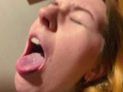 Met on the street and fucked a blonde with a big ass at home