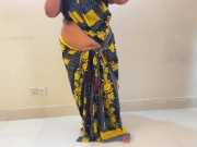 Indian Ethnicity BBW Big Boobs & Huge Ass Maid Clean Saudi Hotel Front Of Stranger Guest 4/16