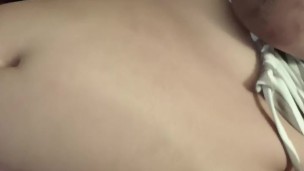 Wife pulling out big tits for husbands friend during movie part 2 pov wife sharing
