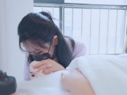 错位情感：落榜弟弟与性感嫂子的性爱生活！完整版关注fansly，互动关注推特哦！ - Screenshot 8 of 16 - Footjob