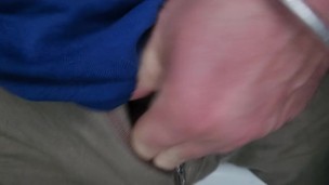 Naughty piss in the bowl