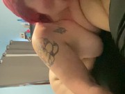 Stepsister mills my thick dick while stepmom gone 2/16