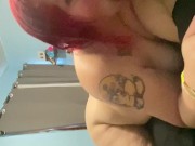 Stepsister mills my thick dick while stepmom gone 4/16