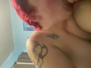 Stepsister mills my thick dick while stepmom gone 9/16