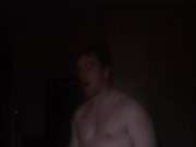 LongJohn0Hara fucking a mini lotus blossom fleshlight while watching porn 9/16