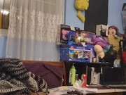 Tired ebony shows phat ass in bodysuit 1/16