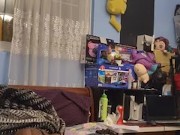 Tired ebony shows phat ass in bodysuit 15/16