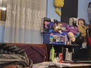 Tired ebony shows phat ass in bodysuit 7/16