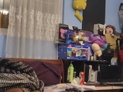 Tired ebony shows phat ass in bodysuit 9/16