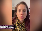 Big boobs babe stuffing panties closeups, panty fetish cameltoe wedgie, gentle femdom cuckolding dirty talk - Lelu Love 12/16