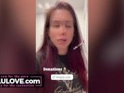 Big boobs babe stuffing panties closeups, panty fetish cameltoe wedgie, gentle femdom cuckolding dirty talk - Lelu Love 9/16