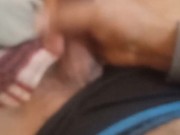 Jugando con mi duro pene 13/16