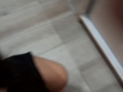 Cheating husband with big dick cums on cute neighbors face