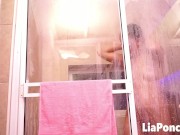 Lia Ponce rubbing tits and pussy wet naked 6/16