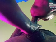 MTA SUBWAY DRIVER CAUGHT GIVING SLOPPY HEAD 4/16