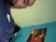 stroking it