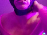 pretty plug slipped into beautiful lubed ass