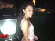 MY GF - Petite Babe Sarah Lace Wants To Do A Fun Camping Trip In The Wild With Lots Of Fucking 4/16