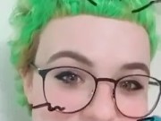 american girl speaking bad japanese after sake 16/16