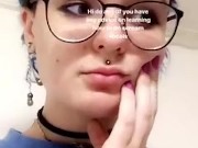 with blue hair 11/16