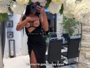 Salope bourgeoise suce des bites dans une caves et bois leur sperme dans une gamelle de chienne 4/16