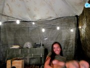 super sexy girl fingers her wet pussy 14/16