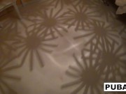 Sexy blonde in a retro tease and solo 14/16