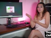 SPH dirty talking amateur gal humiliates losers in solo vid 10/16