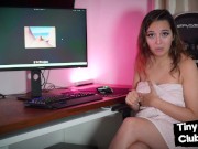 SPH dirty talking amateur gal humiliates losers in solo vid 14/16