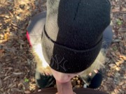 Stepsister Sucks My Cock again and Fills her Mouth with Cum while no one is home