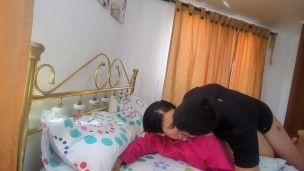 My best friend finally came to my room to do my homework for me