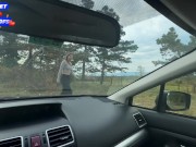 Hot Hitchhiker With Amazing Ass And Tits Paid The Ride By Sitting On Dick With Her Anal Hole 1/16