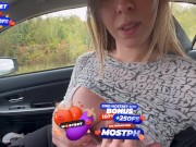 Hot Hitchhiker With Amazing Ass And Tits Paid The Ride By Sitting On Dick With Her Anal Hole 4/16