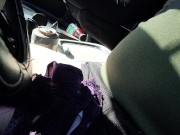 Cumming in friends panties while driving almost caught 10/16