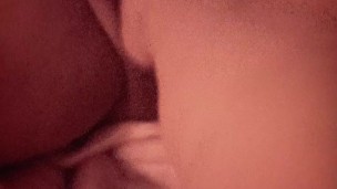 Attention for daddy... Hand and foot job by his BBW Chubby goth girl