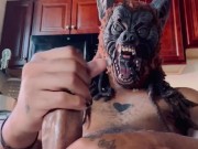 WEREWOLF GROWLING WHILE MASTURBATING!! - Screenshot 10 of 16 - Huge Cumshot
