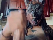WEREWOLF GROWLING WHILE MASTURBATING!! - Screenshot 13 of 16 - Cum