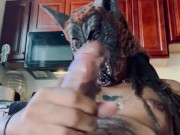 WEREWOLF GROWLING WHILE MASTURBATING!! - Screenshot 5 of 16 - Huge Cumshot