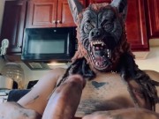 WEREWOLF GROWLING WHILE MASTURBATING!! - Screenshot 8 of 16 - Cum