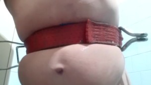 New record of water pressure in my stomach in several attempts😤More 260 mm Hg😈More -- on my OF💥