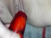 Дрочка киски вибратором