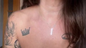 💦Playing With A MILKY Condom😈