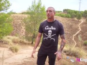 Another outdoor fuck for sexy Elena de la Vega and an inexperienced dude! 4/16